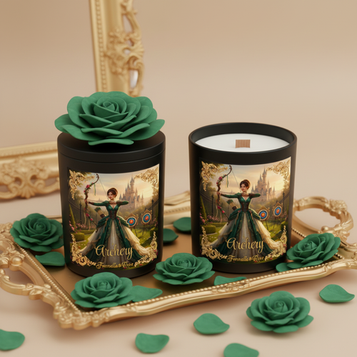 Archery Candle Mockup - Corrected