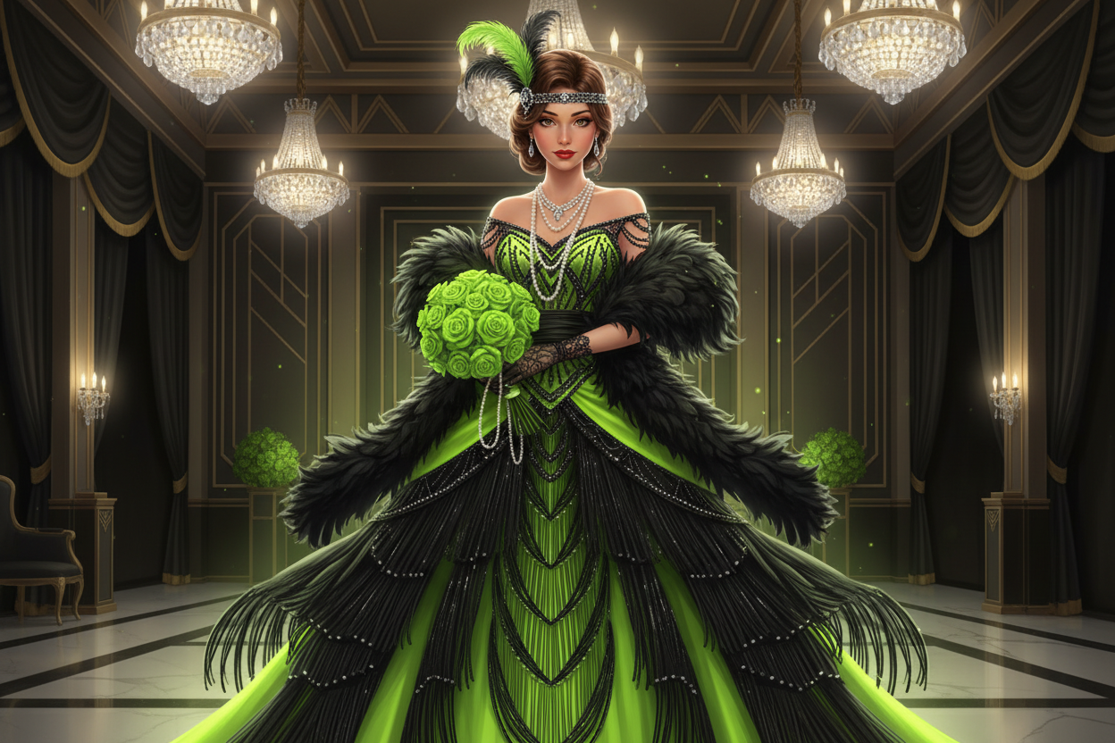 Funnella Flapper Ballgown