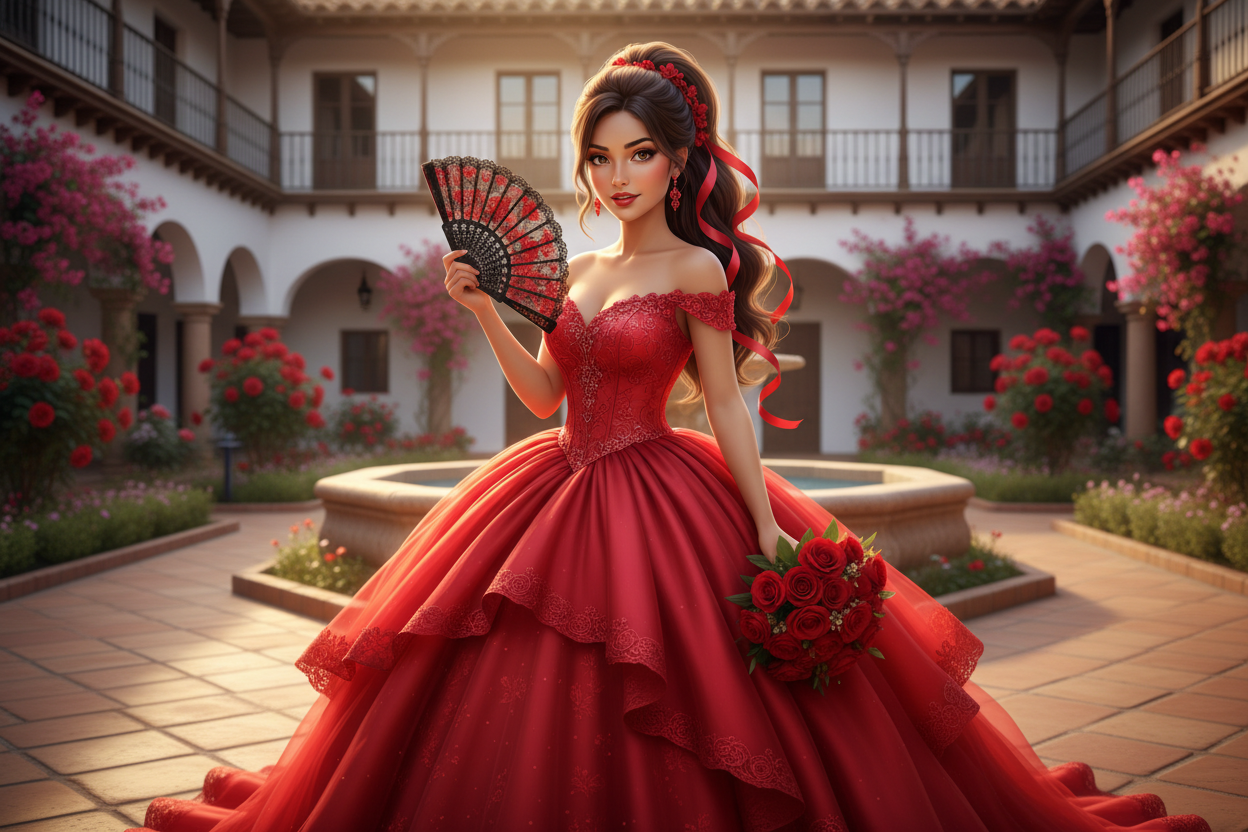 Funnella Spanish Courtyard